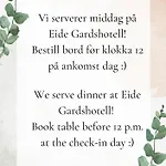 Гостевой дом Eide Gardshotell