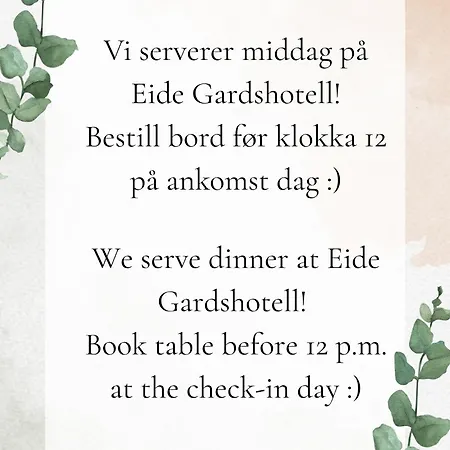 게스트하우스 Eide Gardshotell